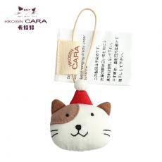 HIKOSEN CARA卡拉猫日本原创立体小猫头包包挂饰小挂件拉链头挂件