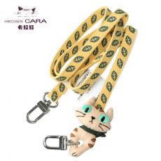 HIKOSEN CARA卡拉猫卡通可爱小包包带儿童可挂脖卡袋背带包袋配件