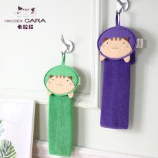 hikosencara卡拉猫毛巾猫咪吸水抗菌拼布可爱挂式擦手巾