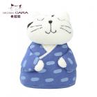 HIKOSEN CARA卡拉猫日式公仔和服风创意可爱猫咪玩偶家具摆件